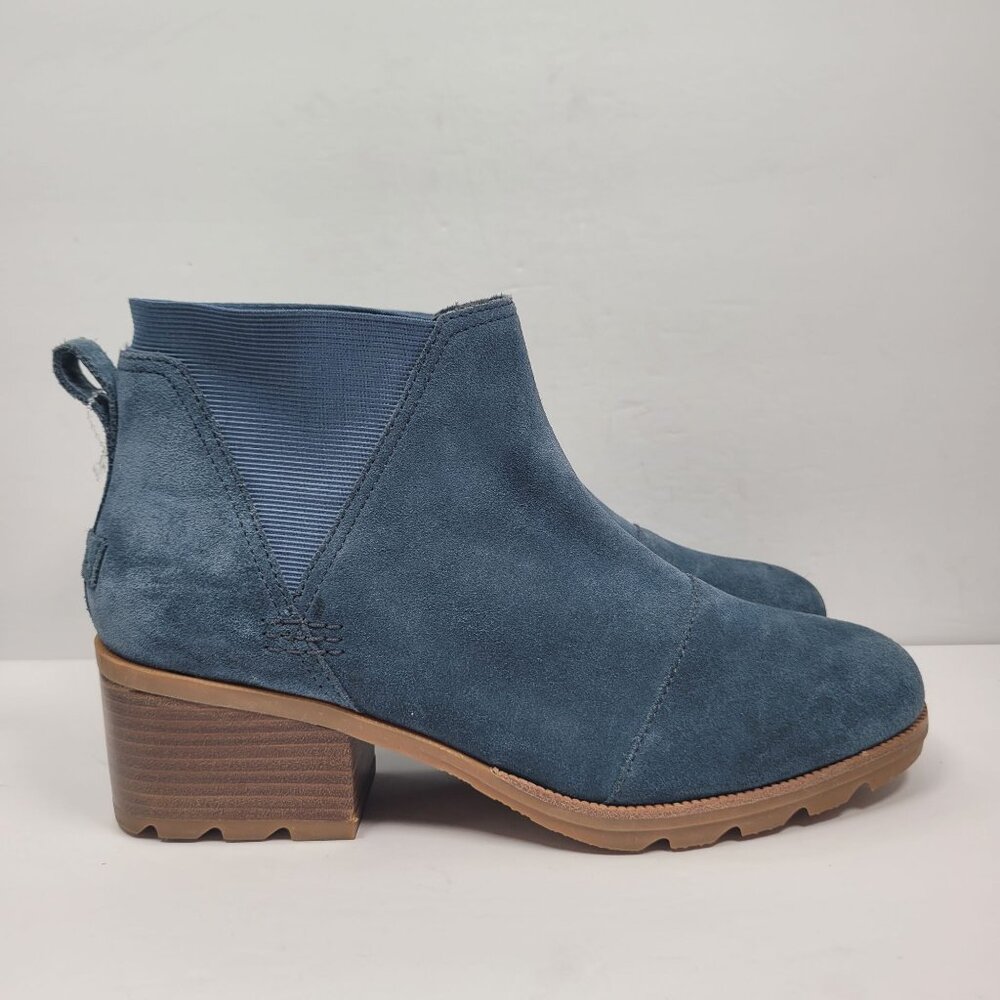 Sorel Cate Chelsea Women's Blue Ankle Boots NL4311-405 US Size 12